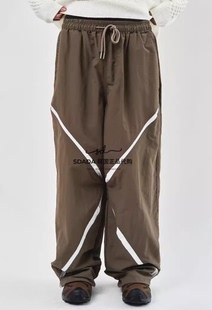韩国代购24A/W Habor Cross Nylon Pants (3color)设计师尼龙长裤