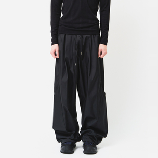 韩国代购25A/W Nylon Pants (3color) 尼龙宽松长裤
