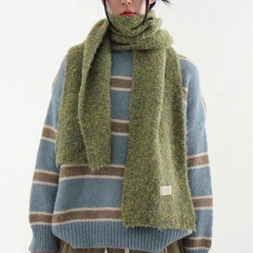 bokashiknitmuffler围巾