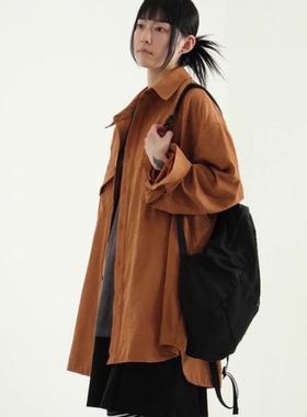 韩国代购25A/W paper round back pack 设计师尼龙背包