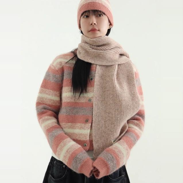 女款纯色围巾韩国代购