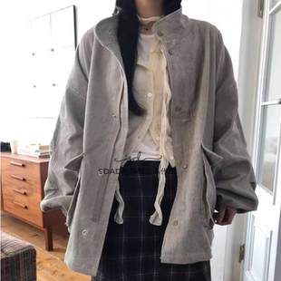 PIGMENT CORDUROY FIELD 水洗做旧夹克外套 韩国代购 JACKET 25F