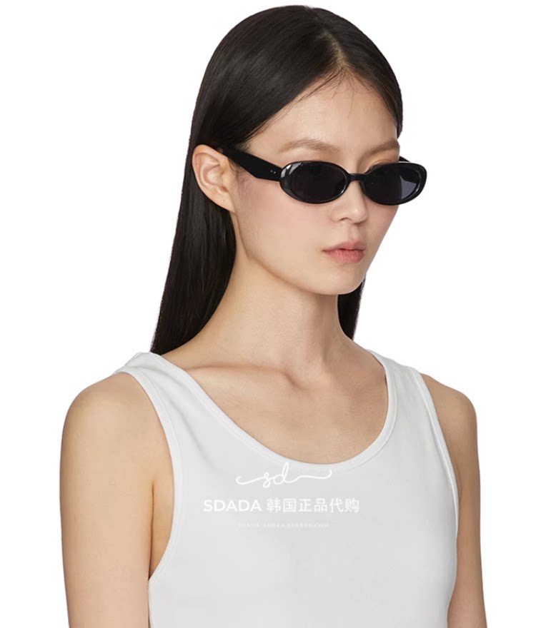 复古椭圆墨镜roundSUNGLASS