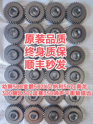 幼狮500金鹏502X贝纳利502c黄龙300飓风302追赛350哨声平衡轴错齿