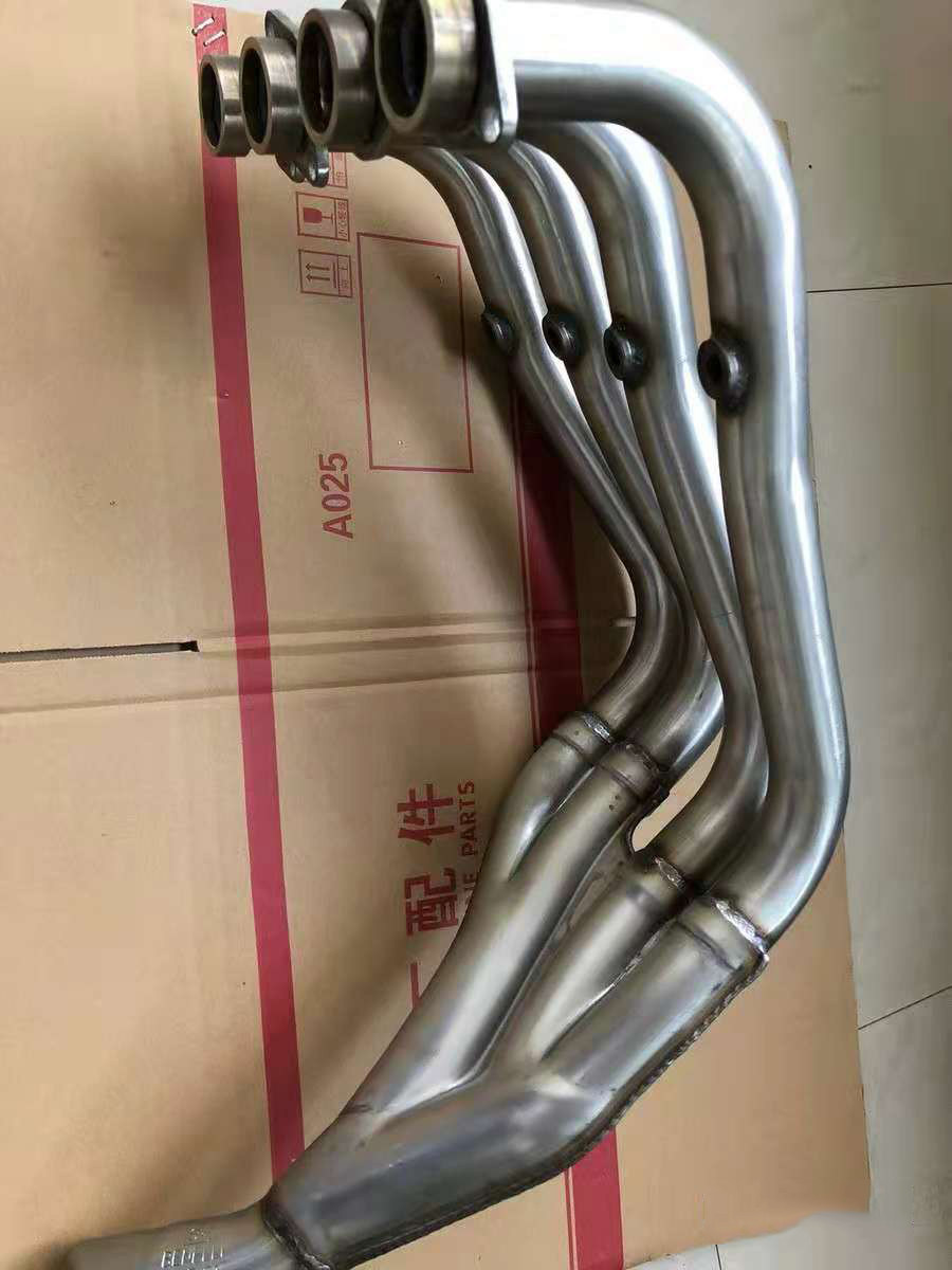 适用钱江贝纳利原厂黄龙BJ600/BN600/TNT600排气管前部消音器
