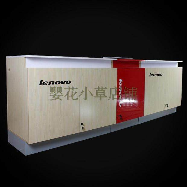 特价扬天组合展示柜联想电脑木纹