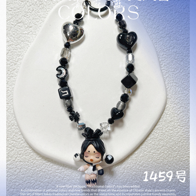 原创DIY改娃哭娃欧崽Dimo迪斯尼手绘珠钥匙扣手机链斜跨链（八）