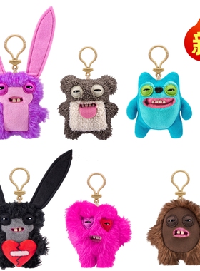 英国正版fuggler萌牙怪兽牙齿怪牙宝玩偶公仔挂件钥匙扣毛绒潮玩