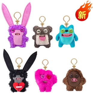 英国正版fuggler萌牙怪兽牙齿怪牙宝玩偶公仔挂件钥匙扣毛绒潮玩