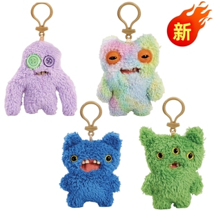 正版fuggler牙齿萌牙怪兽挂件放克牙宝萌丑公仔包包网红毛绒钥匙
