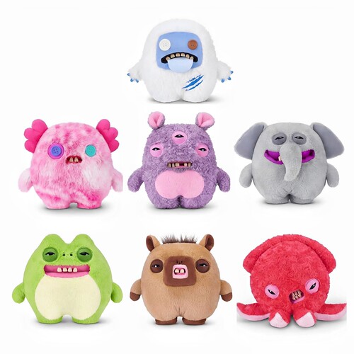 Fuggler官方正版萌牙怪兽之Q弹巨宝系列丑萌搞怪潮玩公仔玩偶