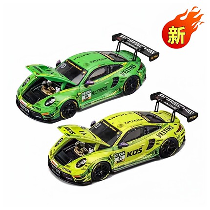 TH Trends hobby DTM 冠军车队保时捷911赛车兰德酷路泽模型1/64