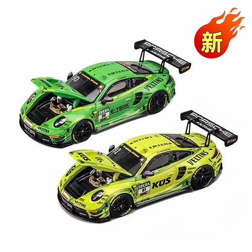 TH Trends hobby DTM 冠军车队保时捷911赛车兰德酷路泽模型1/64