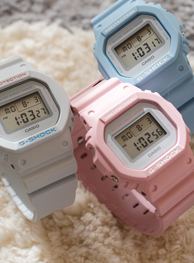 新款CASIO卡西欧G-SHOCK手表DW-5600SC-2/4/8A男女情侣潮流电子表