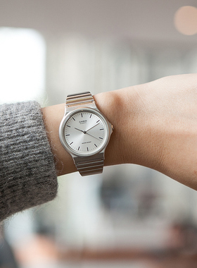 卡西欧正品时尚潮流简约女士金表石英防水手表MQ24-1E MG-1E 24D