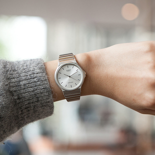 卡西欧正品时尚潮流简约女士金表石英防水手表MQ24-1E MG-1E 24D