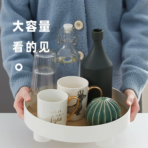 Настольный туалетный столик для ухода за кожей, косметическая система хранения, духи, помада, легкий роскошный стиль