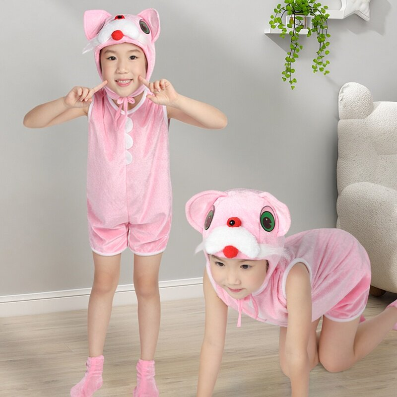 小猫服装幼儿园舞台剧猫捉老鼠夏