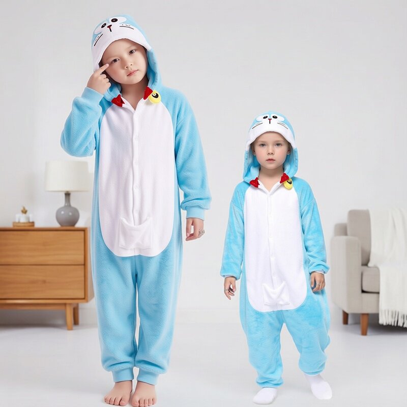 机器猫人偶服装哆啦A梦衣服儿童6