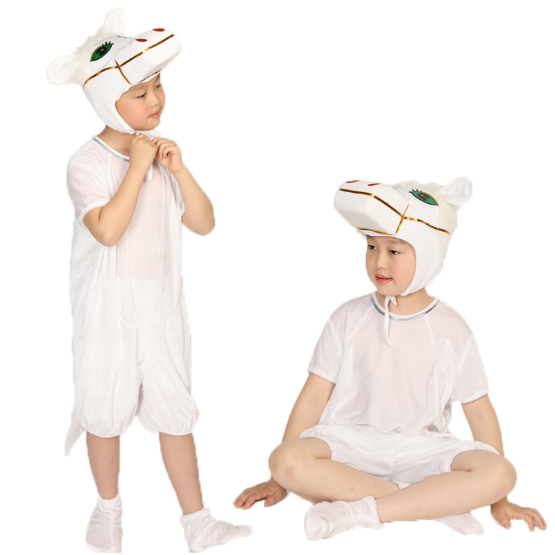 小马过河表演服女童白龙马演出服