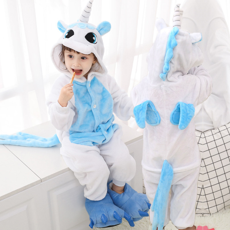 元旦幼儿园舞蹈服小马宝莉独角兽cos服装女童睡衣珊瑚绒连体亲子5