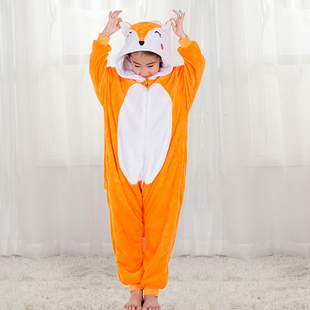 狐狸演出服儿童cos服狐假虎威课本剧表演服幼儿园小动物服装亲子6