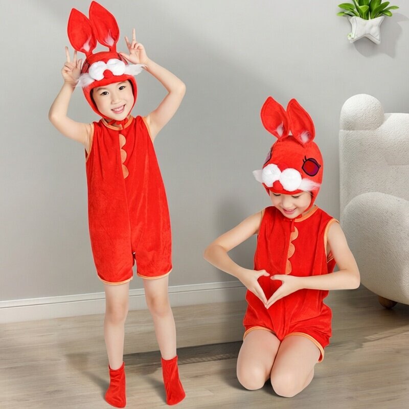 幼儿园小兔子乖乖演出服情景剧夏