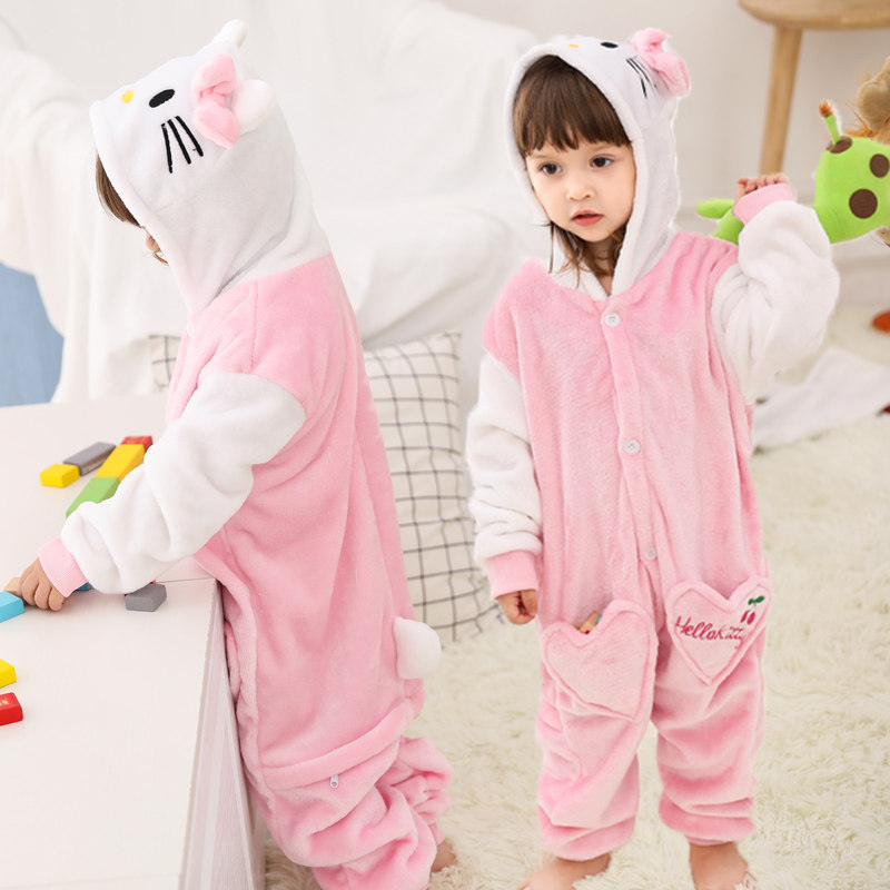 女宝宝可爱猫咪演出服幼儿园睡衣派对角色扮演运动会亲子装小猫kt