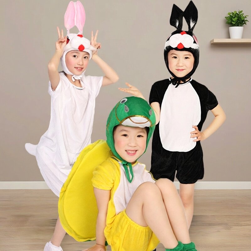 小兔子舞蹈服龟兔赛跑表演服乌龟