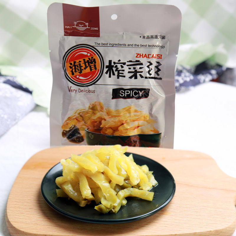 河北咸菜榨菜丝下饭菜开袋即食酱菜咸菜小包装90g/袋