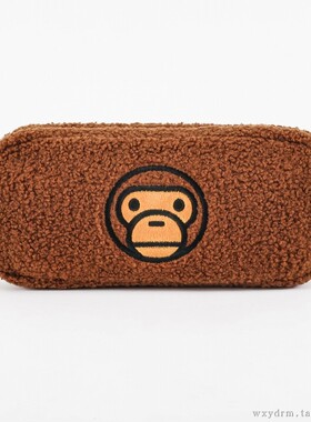 APE 黑迷彩手提包 Bape Kids 猿人 BABY MILO 棕色小猴子switch包