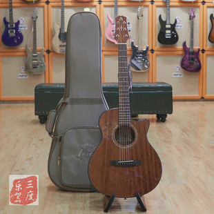 三度乐器 奥森Aosen M-5S 36寸新款旅行单板吉他标配原装包
