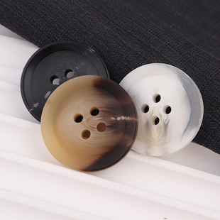 大衣风衣上衣毛呢羊绒服饰树脂圆形纽扣子西装袖口裤子扣