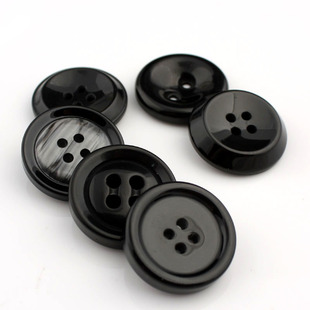 高档发亮光泽圆形大衣风衣呢外套西装袖口西裤四眼树脂纽扣扣子