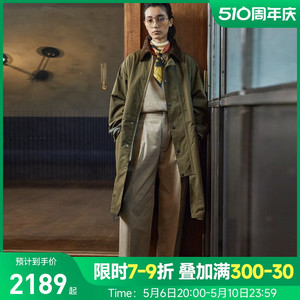 陈伟霆同款中长风衣外套BARBOUR