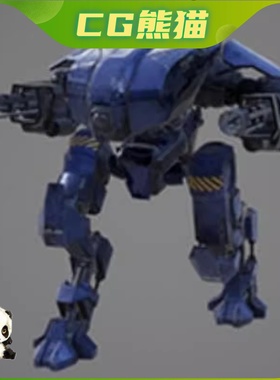 UE4虚幻5 Pilotable Mech - Enforcer X-3 可驾驶机甲执行者