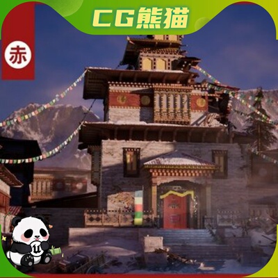 UE5虚幻5.5-5.7 Asian Monastery Refuge 亚洲寺院避难所场景
