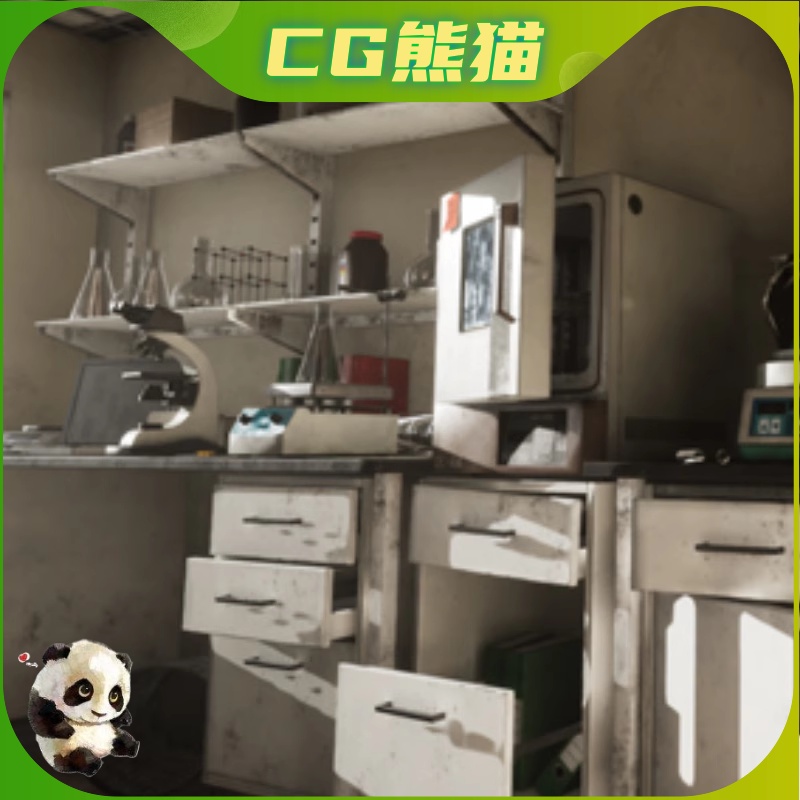 UE4虚幻5 Abandoned Laboratory 废弃的实验室场景