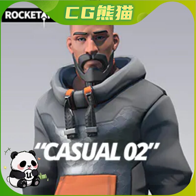 UE4虚幻5 Stylized Character Kit: Casual 02 风格化休闲角色