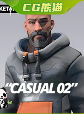 UE4虚幻5 Stylized Character Kit: Casual 02 风格化休闲角色