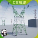 输电塔模型 UE4虚幻5 Towers Transmission 乐器咨询 Electric