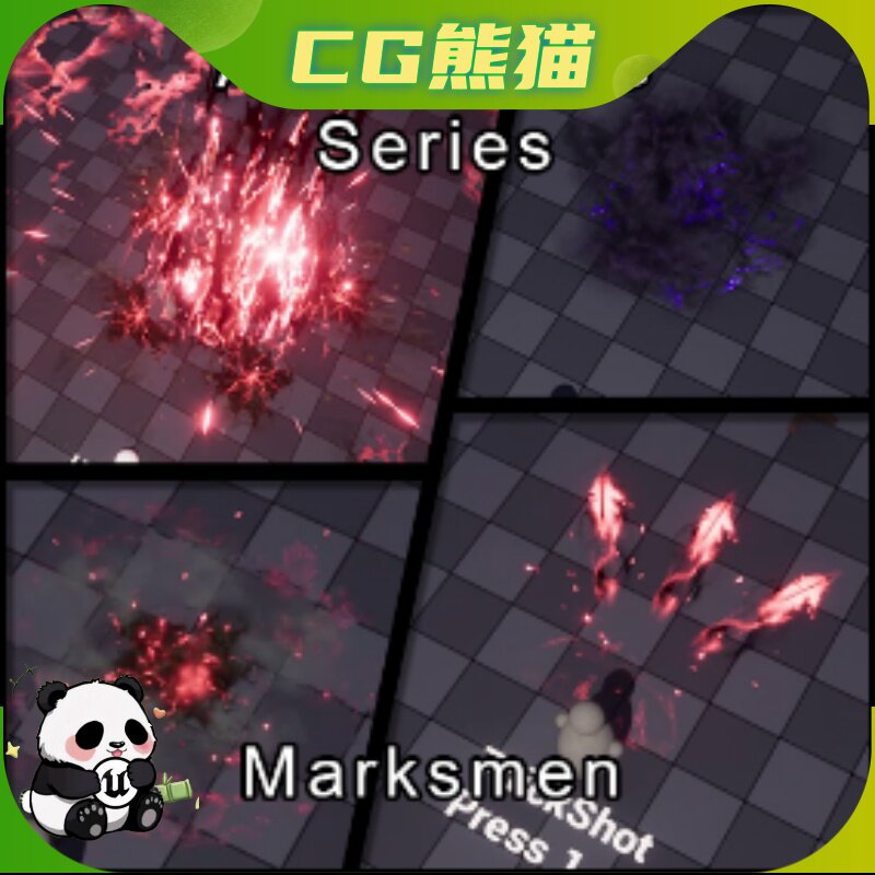 UE5虚幻5 ARPG VFX - Marksman 高品质ARPG射手动作视觉特效