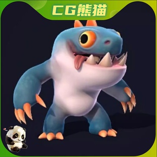 UE4虚幻5 Enemy Creature 可爱敌人BOSS小怪兽怪物角色模型