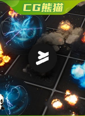 UE4虚幻5 Realistic Explosions 写实爆炸特效自定义粒子特效