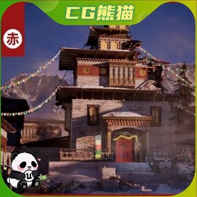 UE5虚幻5.5-5.7 Asian Monastery Refuge 亚洲寺院避难所场景