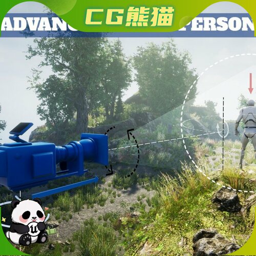 UE5虚幻5.1-5.7 Advanced Third Person Camera 第三人称相机插件