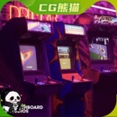 街机游戏厅场景 UE5虚幻5.3 咨询乐器 Saloon Game 5.7 Arcade
