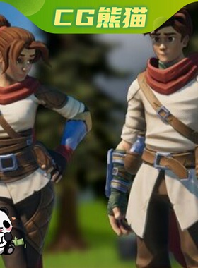 UE5虚幻5.4-5.7 Stylized Fantasy Characters 风格化的奇幻角色