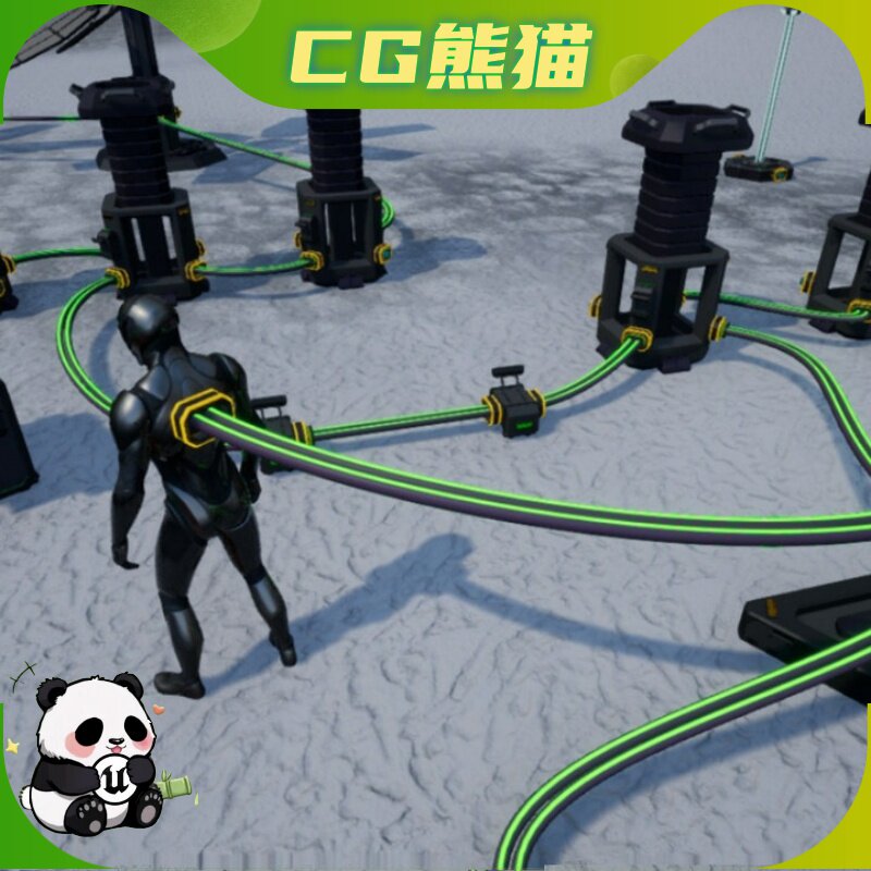 UE5虚幻5.5-5.7 Game Template with Electrical System 电子系统