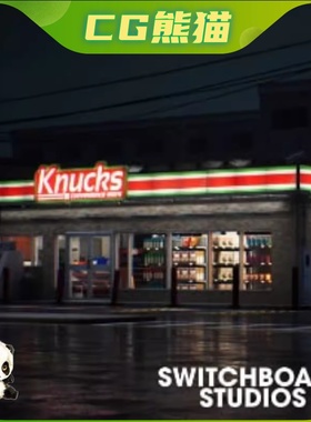 UE4虚幻5 Modular Convenience Store With Products 模块便利店